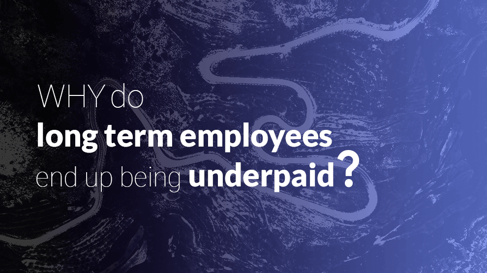 Why do long term employees end up being underpaid?