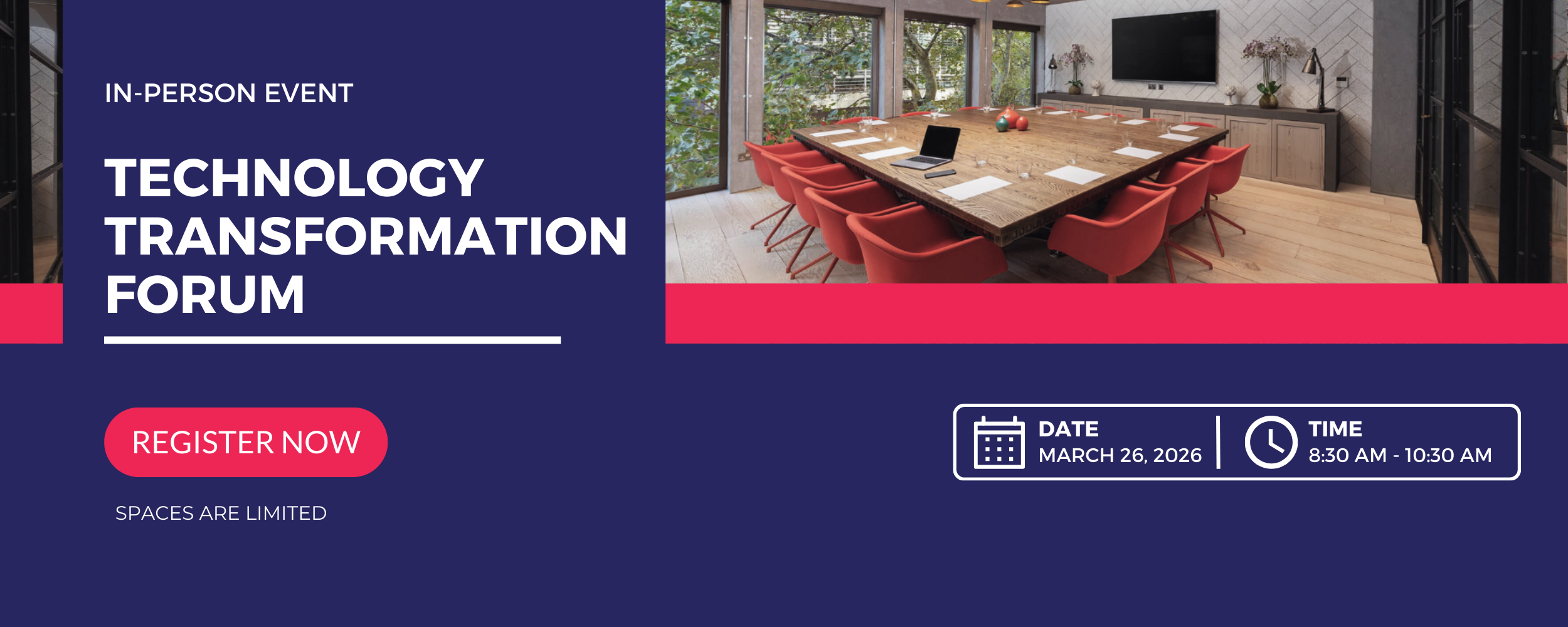 Technology Transformation Forum Registration Form