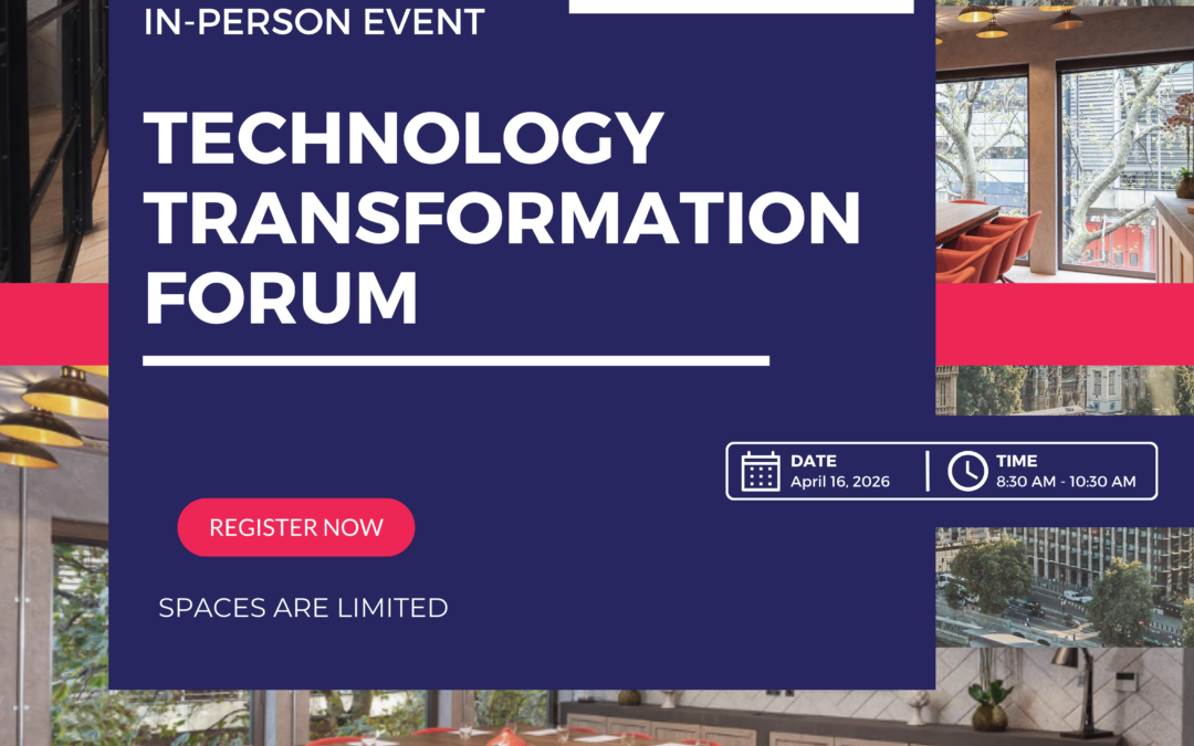 Technology Transformation Forum – April 16
