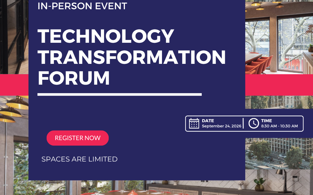 Technology Transformation Forum – September 24